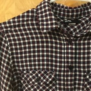 Super Soft Flannel Pattern Long Sleeve Button-Down